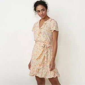 LC Lauren Conrad Pastel Floral Mini Dress